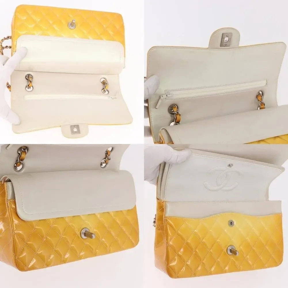 Chanel Chain Matelasse 25 Shoulder Bag Yellow